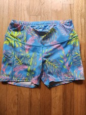 Zoot Live Aloha Women's Athletic High Waisted Running Bike Shorts, Medium
