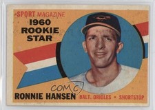 1960 Topps Sport Magazine 1960 Rookie Star Ron Hansen #127 1j2