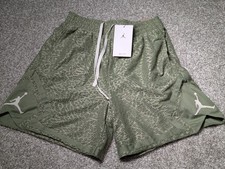 Air Jordan Womens Essential Diamond Jumpman Basketball Shorts, Green XS NWT