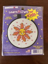 Dimensions Learn a Craft Counted Cross Stitch 72783 Funny Flower
