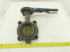 2-1/2" 4 Lug Mount Butterfly Valve Lot Of 2