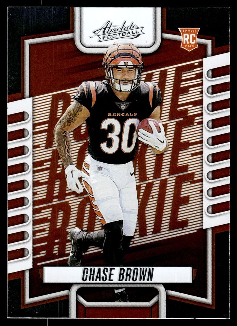 2023 Panini Absolute Chase Brown 142 RC Cincinnati Bengals