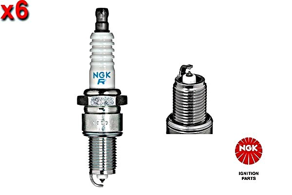 NGK 6x Spark Plug For HYUNDAI Sonata III 91-98 MS851301