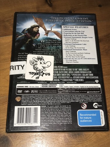 Harry Potter & The Goblet Of Fire DVD 2-Disc Widescreen Edition New Sealed Rare - Picture 11 of 12