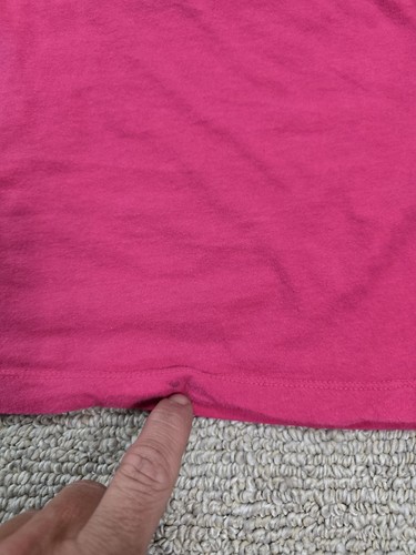 Vintage P.S. Aeropostale 10 Girl's Shirt PSNY Pink Cotton Sparkle Glitter Y2K - Picture 7 of 9