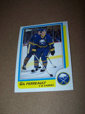 1986-87 Topps NHL Hockey HOF Gil Perreault card #79 High Grade