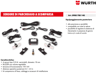 Sensore Di Parcheggio (Ant Post) In ABS Nero Compatibile Per Infiniti – Ricambio OE 25994CM10D - 5