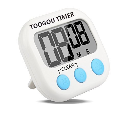 1PCS Large LCD Digital Timer Loud Alarm Magnetic Kitchen Cooking Count-Down Up