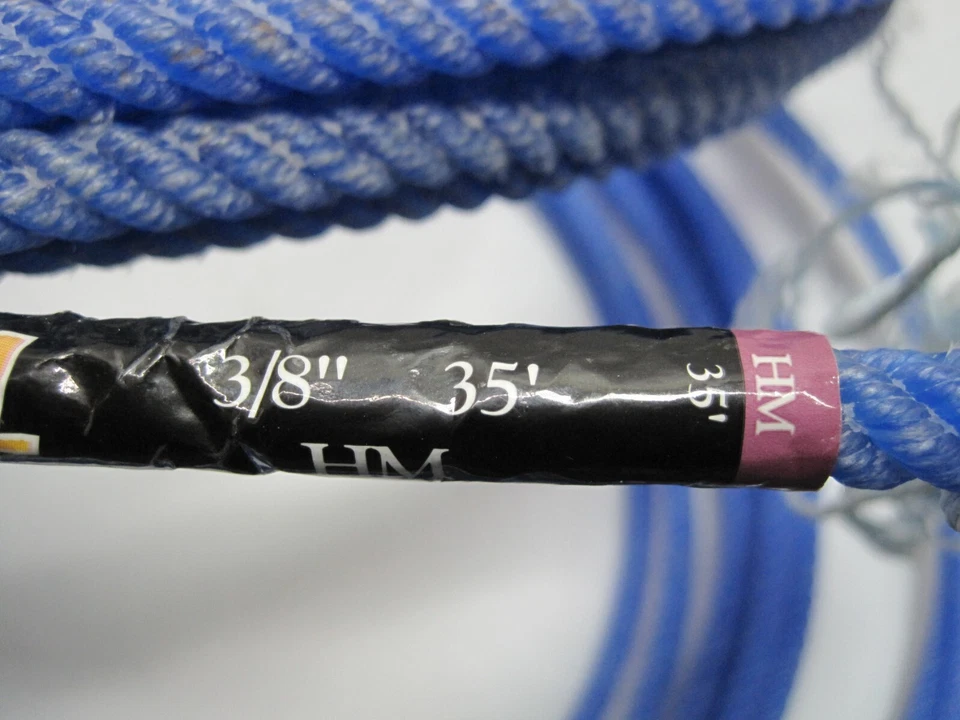 Juego de cuerda de sonajero Gt4 Western Tack Horse clásico equino mediano 2-3/8 pulgadas X 35 pies Foto 3 de 3