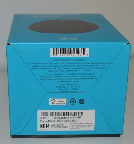 Altavoz inteligente Amazon Echo Pop - carbón - Imagen 5 de 5