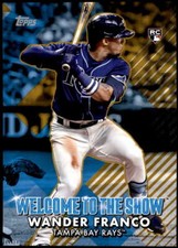 Wander Franco 2022 Topps 5x7 Welcome to the Show Gold #WTTS-25 6/10 Rays