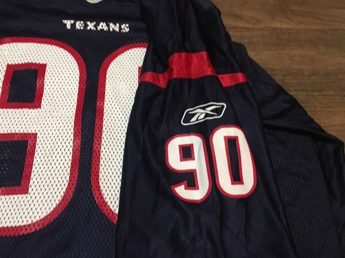 Mario Williams XL Houston Texans Jersey NFL Football Reebok Authentic - Picture 6 of 7