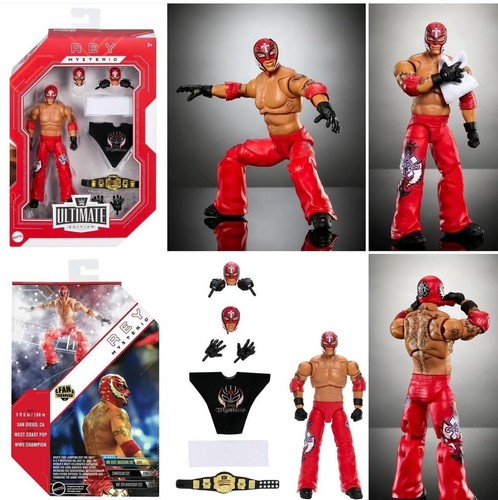 Mattel Toys WWE Ultimate Edition Fan Takeover Rey Mysterio Actionfigur Neu - Bild 2 von 9