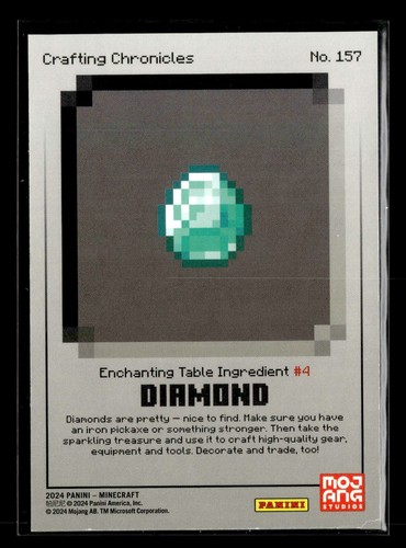 2024 Panini Minecraft - White Base Cards #1-#221 - Updated 7/2 - Picture 315 of 443