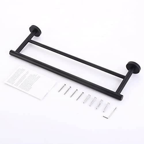 KES Double Towel Bar 17.7 Inch Wall Mount for 16" Studs Bathroom Towel Rack B...
