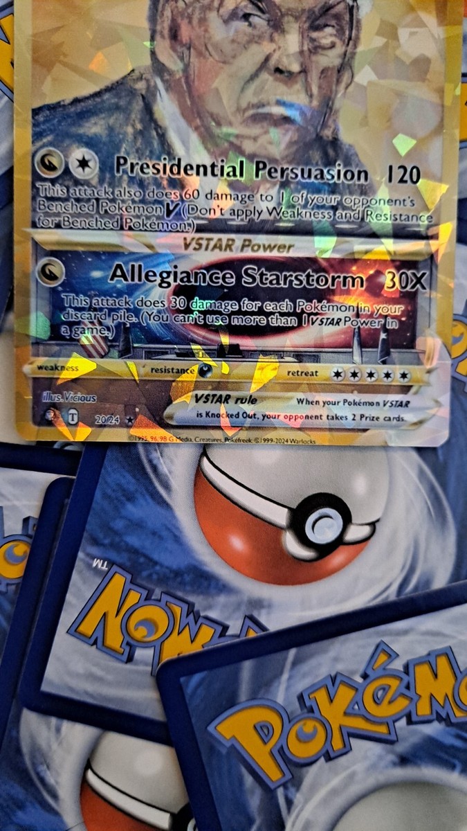 Trump Court Sketch Pokemon Card | eBay