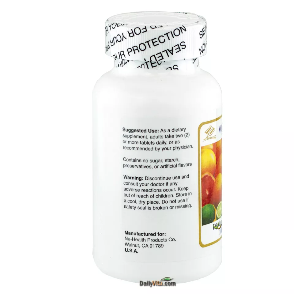 4 x Vitamina C Natural + Rosa Mosqueta Masticable 500 mg 100 Tabs 400 CT Foto 3 de 3