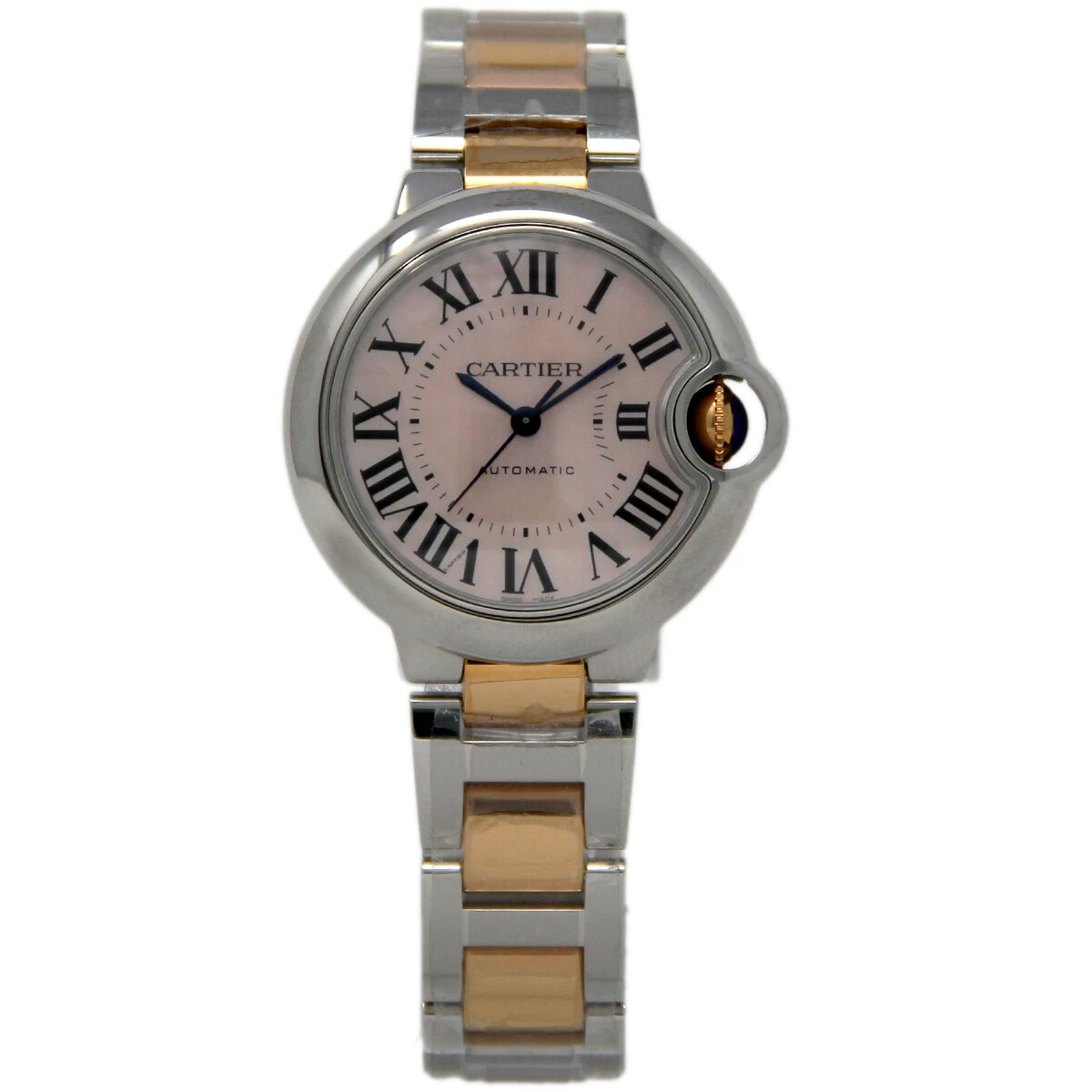 Cartier New Ballon Bleu 33mm 3489 W6920098 MOP Steel Gold Bx P