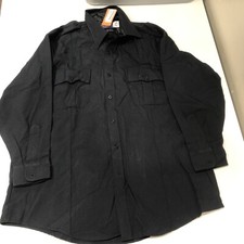 Horace Small Men's Long Sleeve Deputy Deluxe Navy Shirt Size 17.5 Sleeves 33