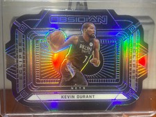2020-21 Panini Obsidian Kevin Durant Eclipse #33 Electric Etch Purple 50/75
