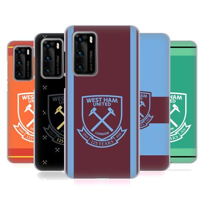 OFFICIAL WEST HAM UNITED FC 2020/21 CREST KIT SOFT GEL CASE FOR HUAWEI PHONES 4