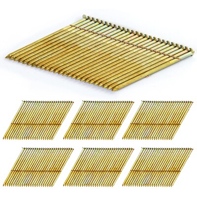 meite 28-Degree Wire Strips Framing Nails 2'' to 3-1/4'' Smooth/Ring Shank Round