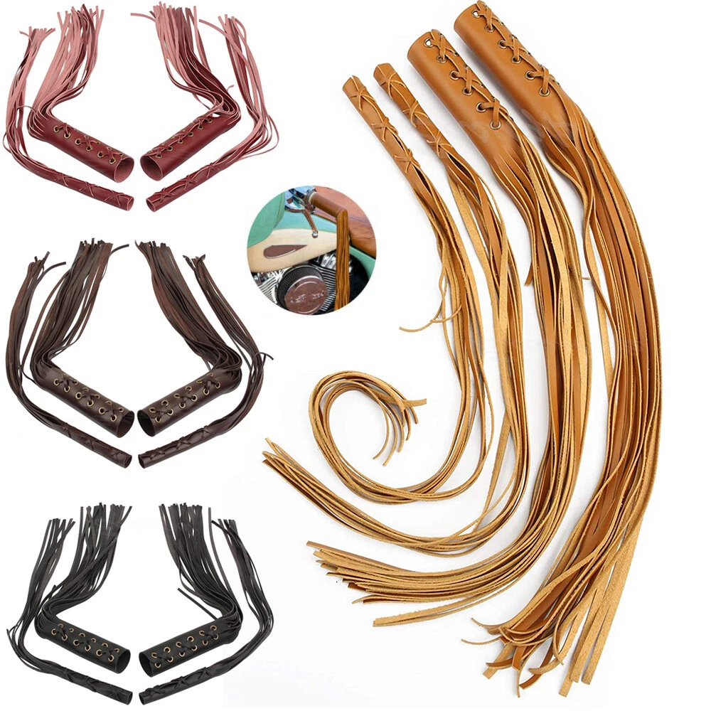 Leather fringe motorcycle brake cheap clutch covers