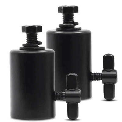 Ultimax Twin Pack Top Cap Spigot 26mm Stand Fitting for DJ Booth Poles in Black