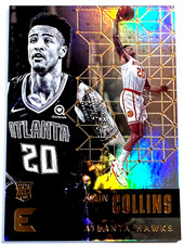 2017-18 Panini Essentials Basketball #21 John Collins RC Rookie Bronze ATL Hawks