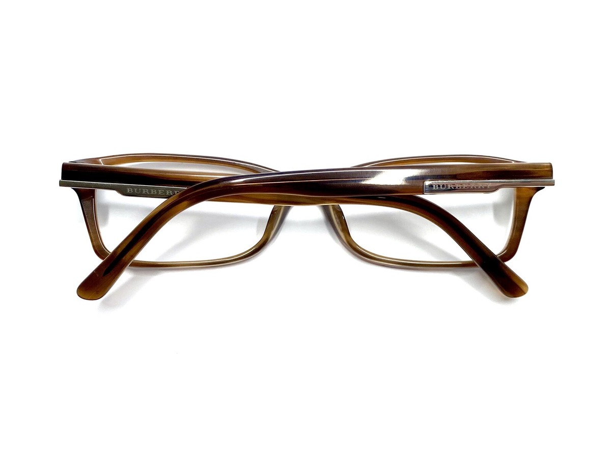 Burberry Brown Clear Rectangular Glasses Italy B2076 3083 52  display picture 3