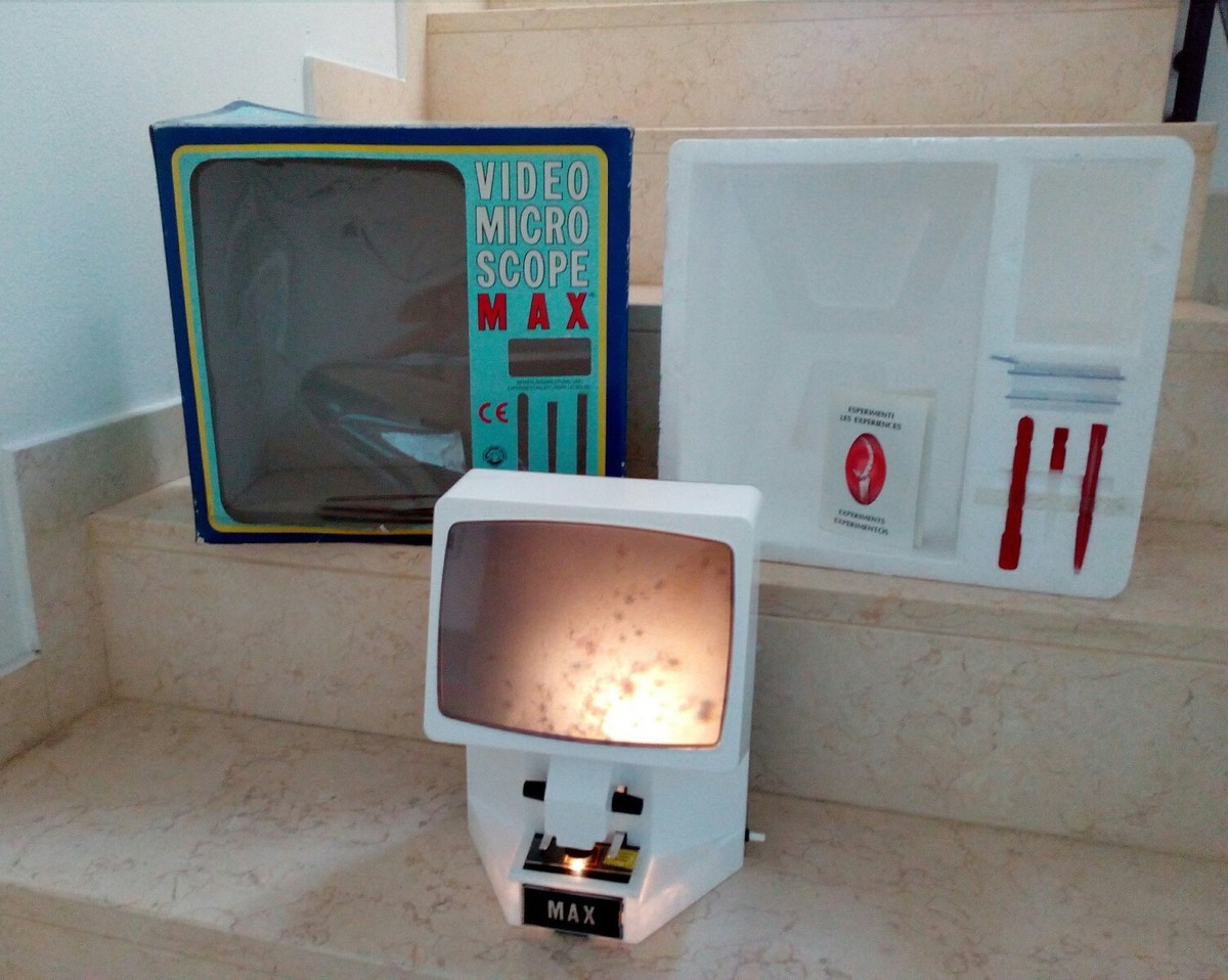 Jeu De Société Ancien – Vidéomicroscope Max (IGC) – Complet Et D'occasion