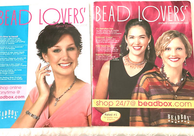 Bead Lovers Catalog Lot of 2 Annual Celebration 2003 and 2004 Preowned Good Cond