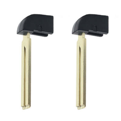 New Uncut Smart Emergency Blade Insert Key Replacement for Toyota TOY51 (2 Pack)