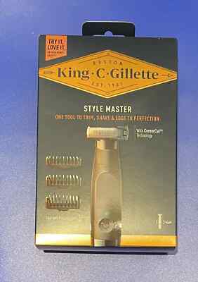 King C. Gillette Style Master Trimmer BRANDNEU & VERSIEGELT UK