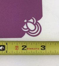 Martha Stewart Punch Large ART DECO FAN LOOP Style Corner Punch