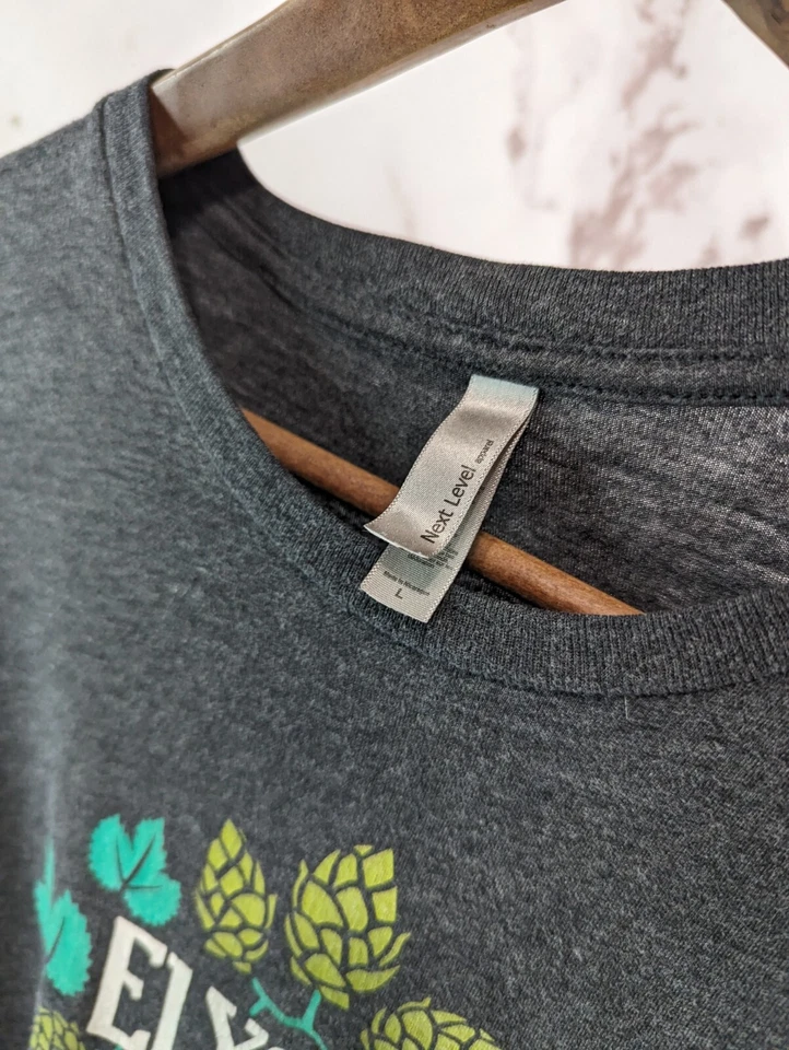 Elysian Brewing Shirt Mens Large Gray Seattle Beer Brewery Brew Tee Company - Image 3 of 4