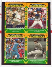 2024 Topps Heritage Baseball Flashbacks Complete 15 Card Set