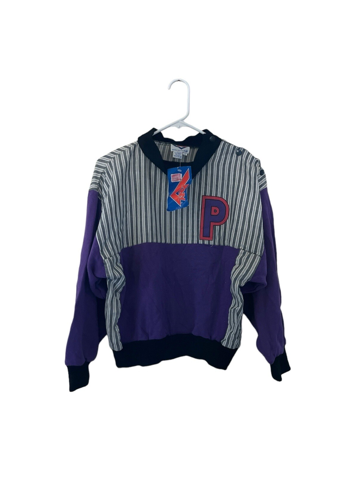 Felpa vintage PONY da donna taglia small deadstock nuova con etichette anni 80