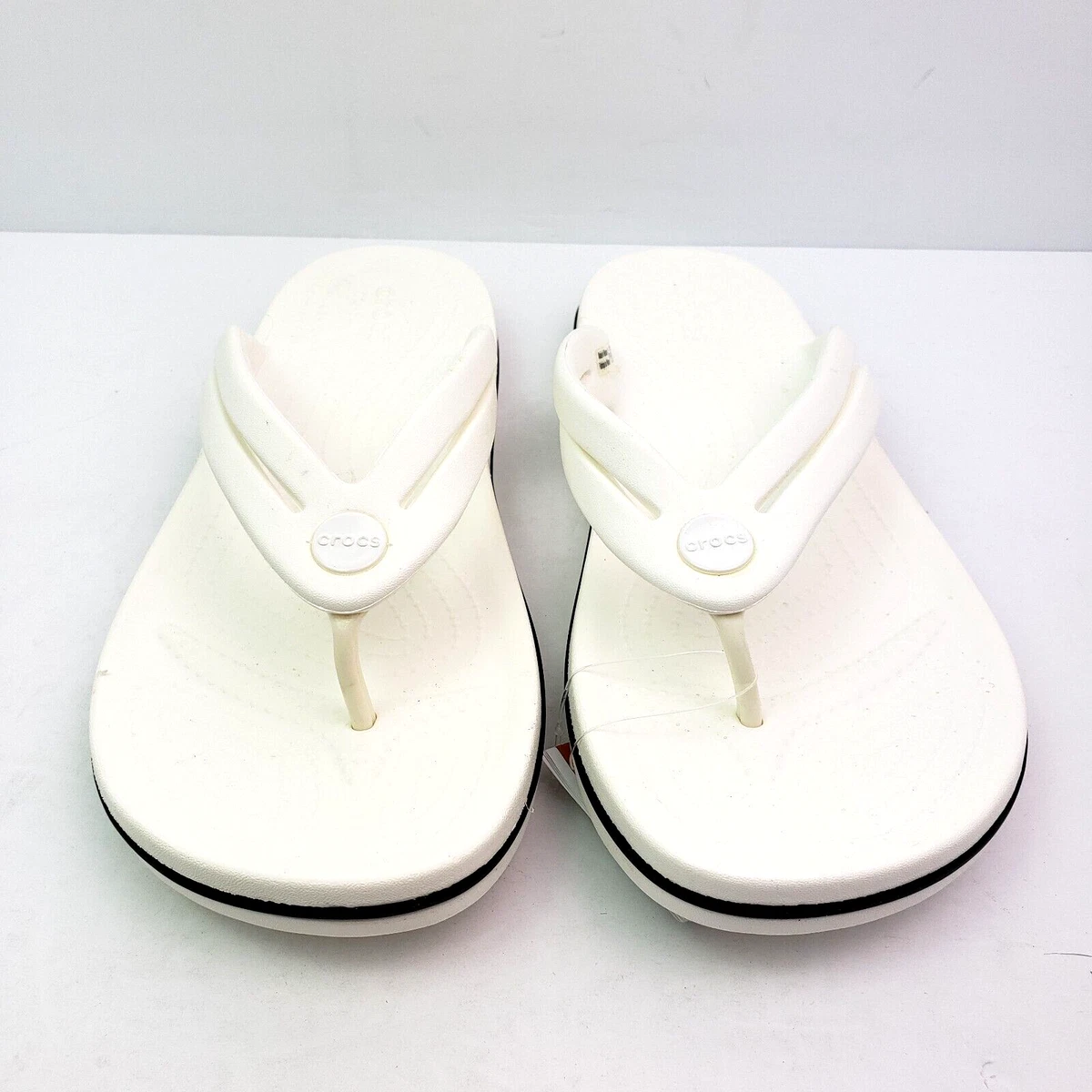 Crocband flip shop white