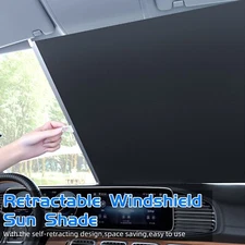 Front Car Sun Shade Retractable Windshield Visor SUV Window Folding Block Cover