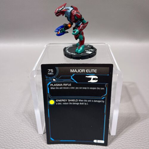 Halo ActionClix Miniatures Major Elite Plasma Rifle with Matching Card #023