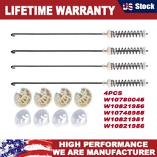 W10780045 W10821956 Suspension Rod Kit for Whirlpool Kenmore Washer 4Pcs