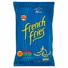 Walkers French Fries Variety 24 Pack Snacks 24 x 16g - (PACK OF 4)