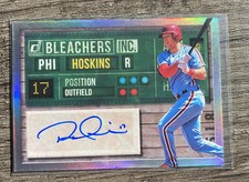 2019 Phillies Rhys Hoskins Donruss Bleachers Inc. Auto Card