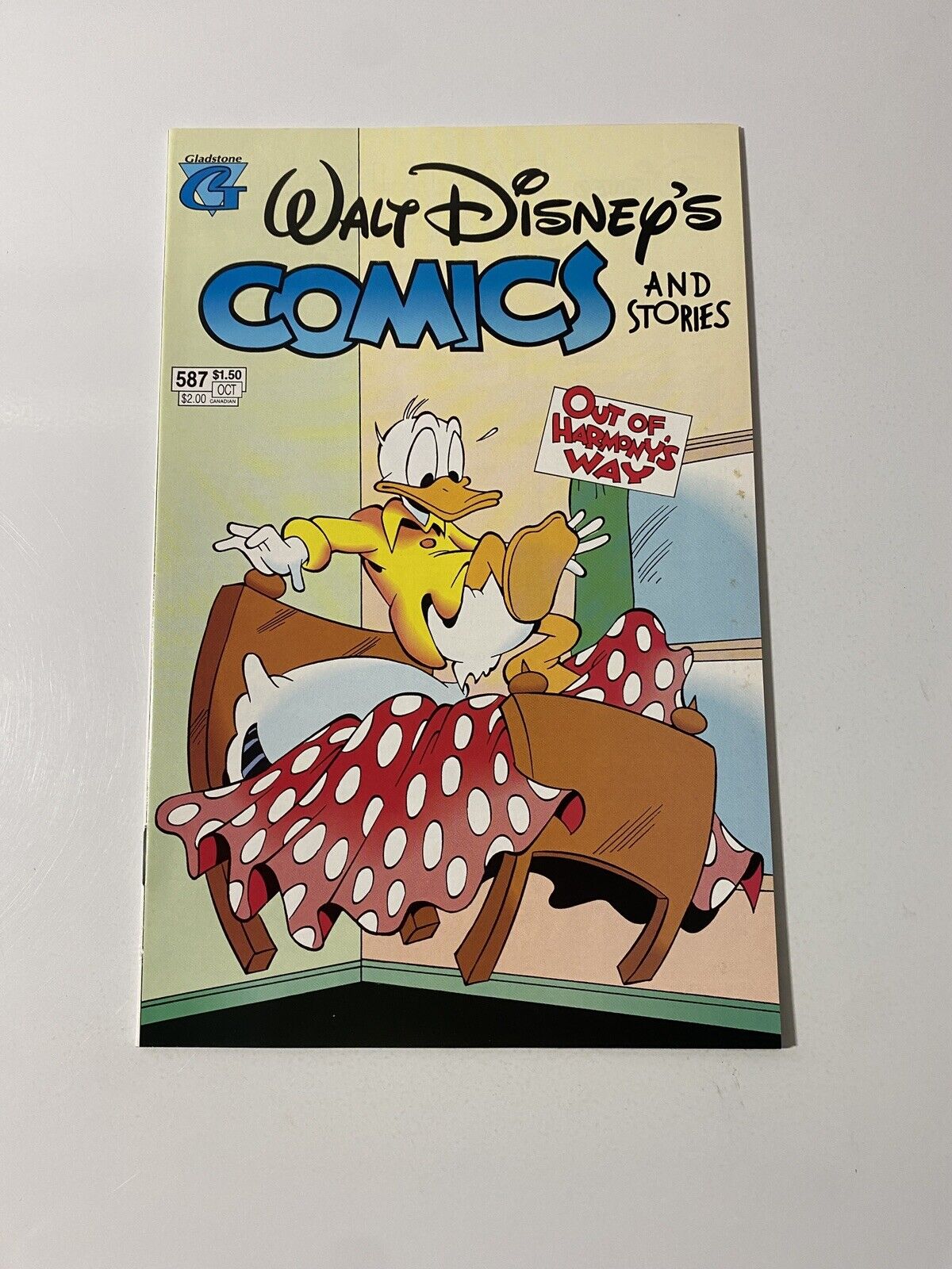 Walt Disney's Comics and Stories #587 Gladstone Comics 1994 Donald Duck Mickey