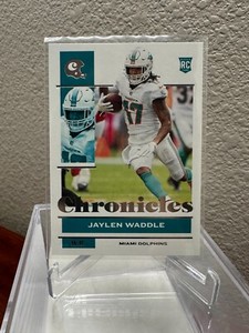 2021 Panini Chronicles Rookie Card RC #76 Jaylen Waddle Miami Dolphins 