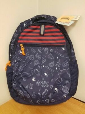 Cat & Jack 18'' Kids' Backpack, Navy Doodle SUPER DUPER 846