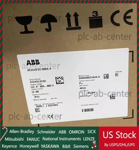 ACS510-01-088A-4 brand new ABB frequency converter with box, free shipping Fedex - Picture 1 of 15