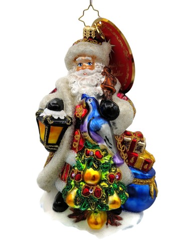 Christopher Radko Santas Pear Tree Christmas Tree Holiday Ornament 1021244 - Picture 5 of 9