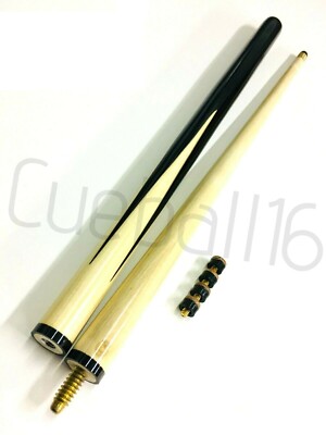 1 x 48'' 2 STÜCK KINDER/JUNIOR/KLEIN/HEIM POOL-QUEUE + 4 ERSATZSPITZEN - TOLLES GESCHENK